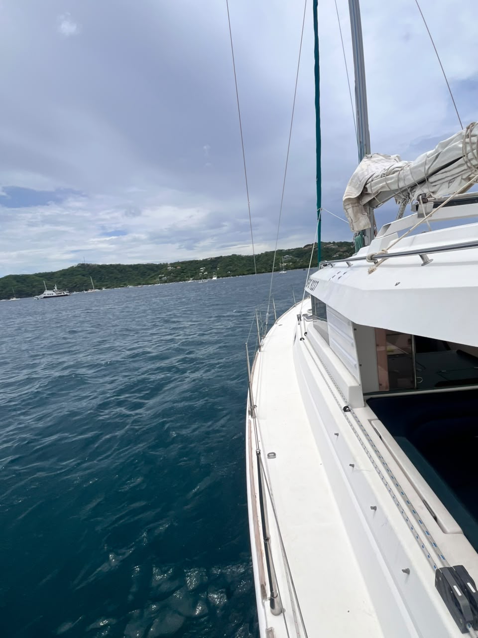 Private luxury sailboat in Costa Rica